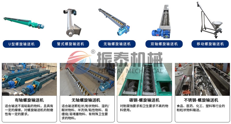 螺旋輸送機(jī)種類